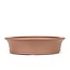 Pot à bonsaï ovale non émaillé de Kisen - 463 x 452 x 86 mm