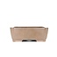 Rectangular unglazed bonsai pot by Keizan - 410 x 315 x 110 mm