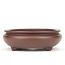 Maceta de bonsai ovalada sin esmaltar de Yamaaki - 340 x 280 x 100 mm