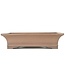 Rectangular unglazed bonsai pot by Sanpo - 480 x 360 x 120 mm