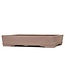 Rectangular unglazed bonsai pot by Hekisui - 410 x 320 x 80 mm