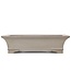 Rectangular unglazed bonsai pot by Keizan - 416 x 300 x 110 mm