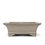 Rectangular unglazed bonsai pot by Keizan - 416 x 300 x 110 mm