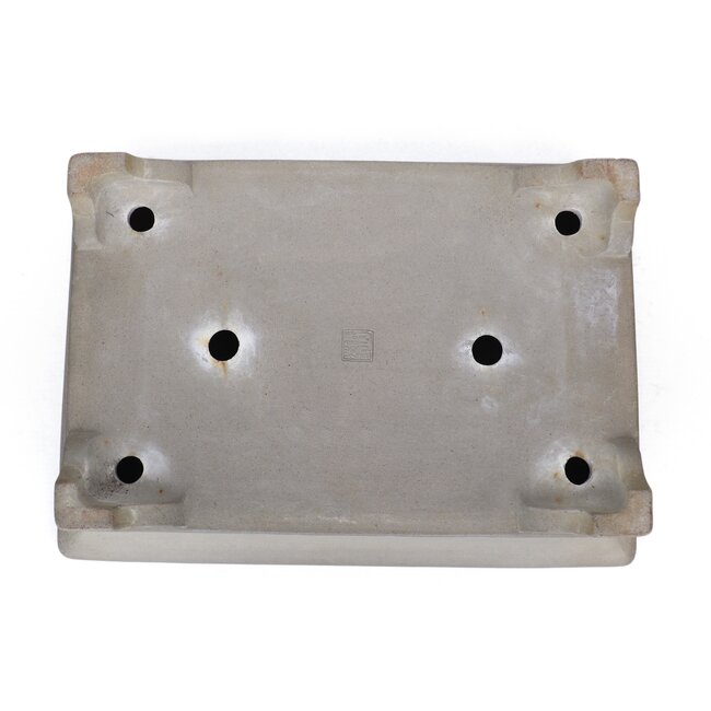 Pot à bonsaï rectangulaire non émaillé Keizan - 416 x 300 x 110 mm