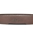 Pot à bonsaï ovale non émaillé de Yamaaki - 400 x 320 x 80 mm