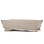 Rectangular unglazed bonsai pot by Seibun - 340 x 252 x 100 mm