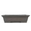 Rectangular unglazed bonsai pot by Eiraku - 365 x 280 x 100 mm