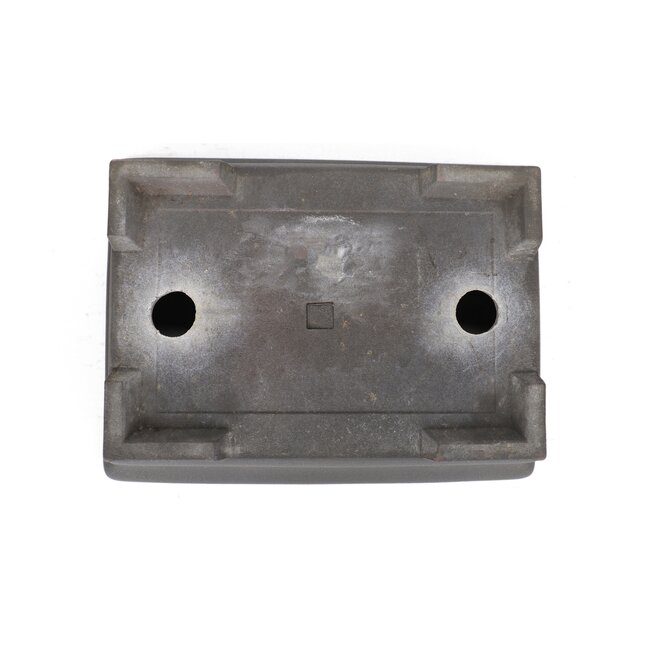 Pot à bonsaï rectangulaire non émaillé par Eiraku - 365 x 280 x 100 mm