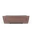 Rectangular unglazed bonsai pot by Yamaaki - 390 x 300 x 115 mm