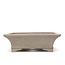 Rectangular unglazed bonsai pot by Keizan - 415 x 315 x 100 mm