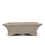 Rectangular unglazed bonsai pot by Keizan - 415 x 315 x 100 mm