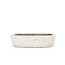 Rechthoekige creme bonsai pot van Shuhou - 350 x 260 x 60 mm