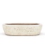 Rectangular creme bonsai pot by Shuhou - 350 x 260 x 60 mm