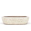 Rectangular off-white bonsai pot by Shuhou - 350 x 260 x 60 mm