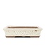 Maceta de bonsai rectangular beige de Shuhou - 355 x 250 x 55 mm