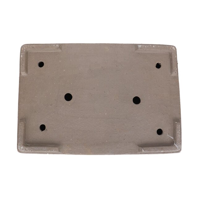 Maceta de bonsai rectangular beige de Shuhou - 355 x 250 x 55 mm