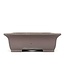 Maceta de bonsai rectangular sin esmaltar de Yamaaki - 380 x 300 x 100 mm
