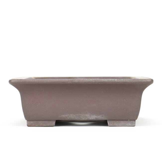 Maceta de bonsai rectangular sin esmaltar de Yamaaki - 380 x 300 x 100 mm