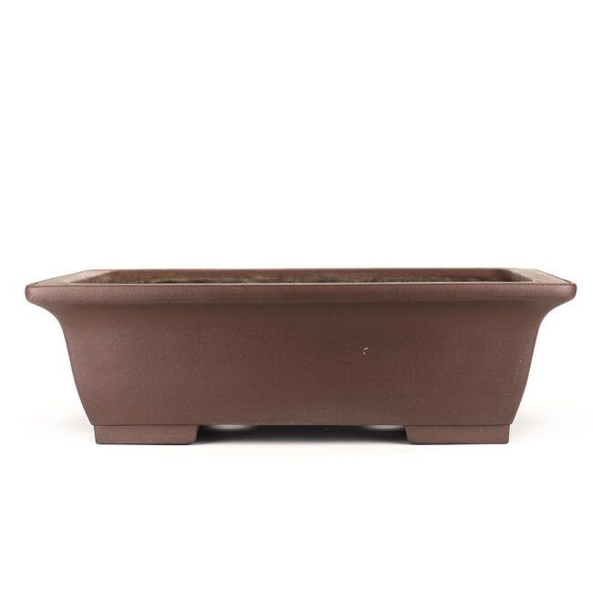 Pot à bonsaï rectangulaire non émaillé Yamaaki - 470 x 370 x 140 mm