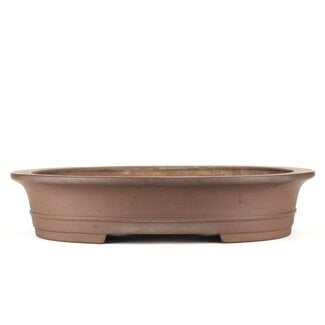 Taizan 460 mm oval unglazed bonsai pot by Taizan, Tokoname, Japan