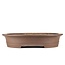 Oval unglazed bonsai pot by Taizan - 460 x 360 x 95 mm