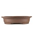 Oval unglazed bonsai pot by Kisen - 520 x 410 x 120 mm