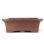 Rectangular unglazed bonsai pot by Ikkodo - 465 x 370 x 120 mm