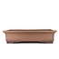 Rectangular unglazed bonsai pot by Sanpo - 470 x 365 x 110 mm