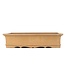 Rectangular unglazed bonsai pot by Zenigo - 390 x 290 x 90 mm