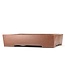 Rectangular unglazed bonsai pot by Seisho - 435 x 320 x 100 mm