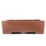 Maceta de bonsai rectangular sin esmaltar de Seisho - 435 x 320 x 100 mm