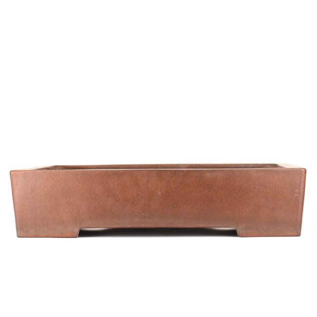 Pot à bonsaï rectangulaire non émaillé Seisho - 435 x 320 x 100 mm