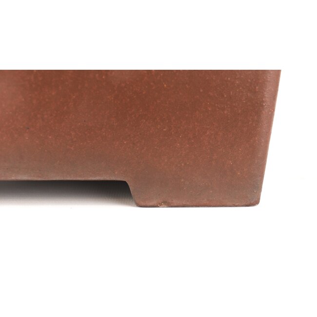 Pot à bonsaï rectangulaire non émaillé Seisho - 435 x 320 x 100 mm