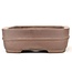 Oval unglazed bonsai pot by Kisen - 410 x 320 x 110 mm