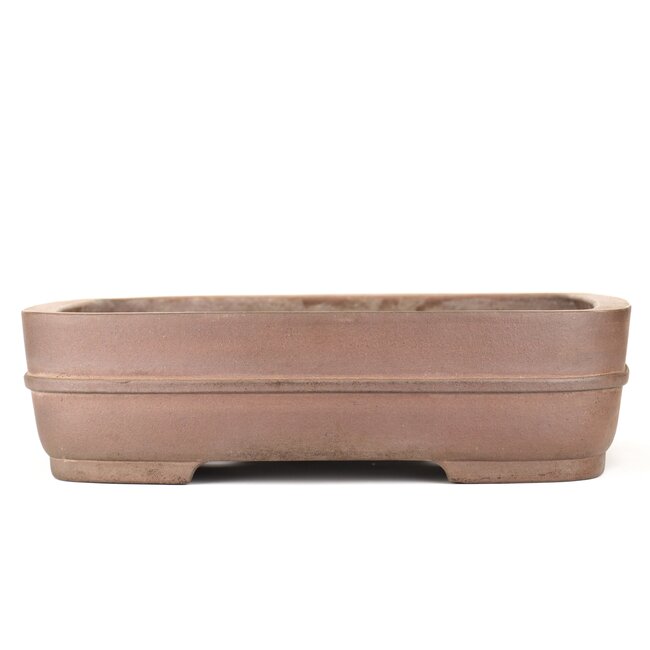 Vaso bonsai ovale non smaltato di Kisen - 410 x 320 x 110 mm