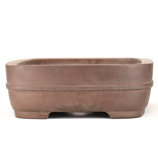 Vaso bonsai ovale non smaltato di Kisen - 410 x 320 x 110 mm