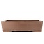 Rectangular unglazed bonsai pot by Kizan - 380 x 285 x 105 mm