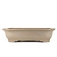 Rectangular unglazed bonsai pot by Keizan - 405 x 315 x 105 mm