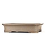 Rectangular unglazed bonsai pot by Keizan - 415 x 305 x 90 mm