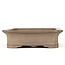 Rectangular unglazed bonsai pot by Keizan - 415 x 305 x 90 mm