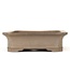 Rectangular unglazed bonsai pot by Keizan - 415 x 305 x 90 mm