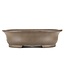 Oval unglazed bonsai pot by Kisen - 380 x 315 x 110 mm