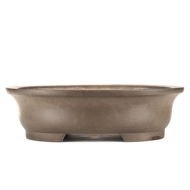 Vaso bonsai ovale non smaltato di Kisen - 380 x 315 x 110 mm