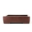 Rectangular unglazed bonsai pot by Sanpo - 335 x 265 x 70 mm