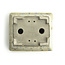 Pot à bonsaï rectangulaire multicolore par Terahata Satomi Mazan - 155 x 135 x 60 mm