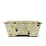 Maceta rectangular para bonsáis multicolor de Terahata Satomi Mazan - 155 x 135 x 63 mm