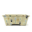 Maceta rectangular para bonsáis multicolor de Terahata Satomi Mazan - 155 x 135 x 63 mm