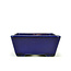 Rectangular blue bonsai pot by Terahata Satomi Mazan - 157 x 128 x 55 mm