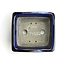 Pot à bonsaï rectangulaire bleu par Terahata Satomi Mazan - 145 x 135 x 60 mm