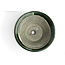 Pot à bonsaï rond vert par Terahata Satomi Mazan - 195 x 195 x 75 mm